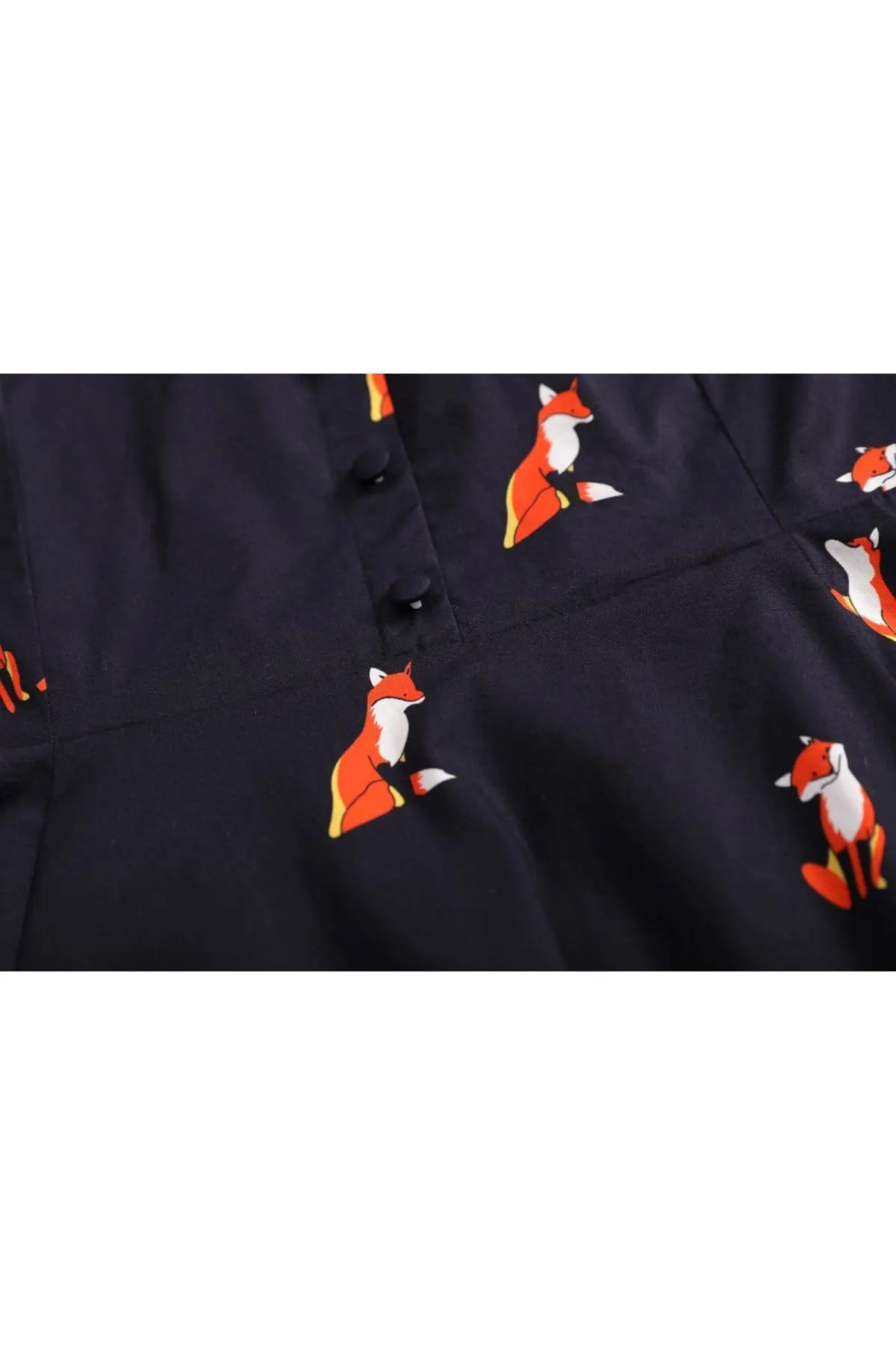 Foxy Lady Collared Vintage T Shirt Cotton Dress