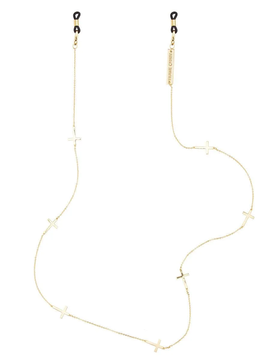 FRAME CHAIN DIVINE glasses chain in Yellow Gold