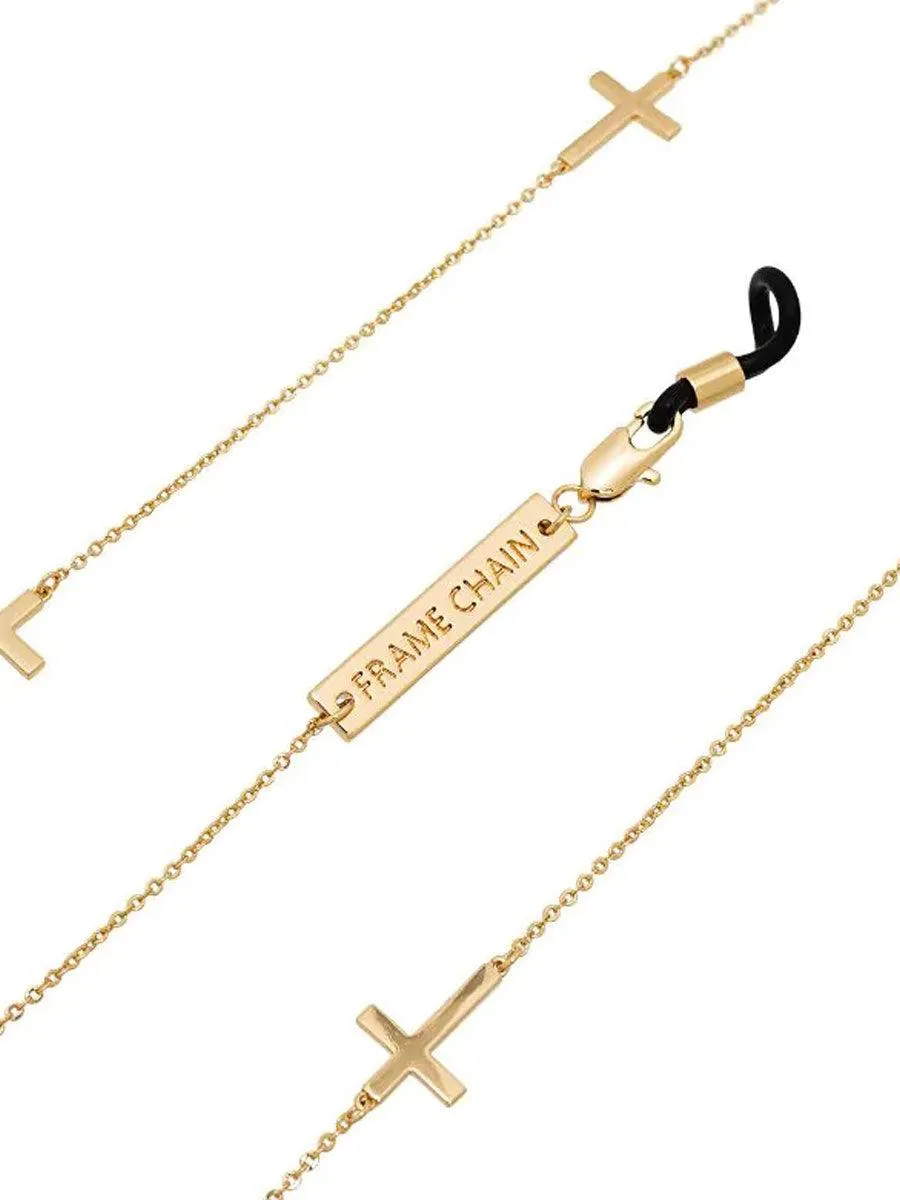 FRAME CHAIN DIVINE glasses chain in Yellow Gold