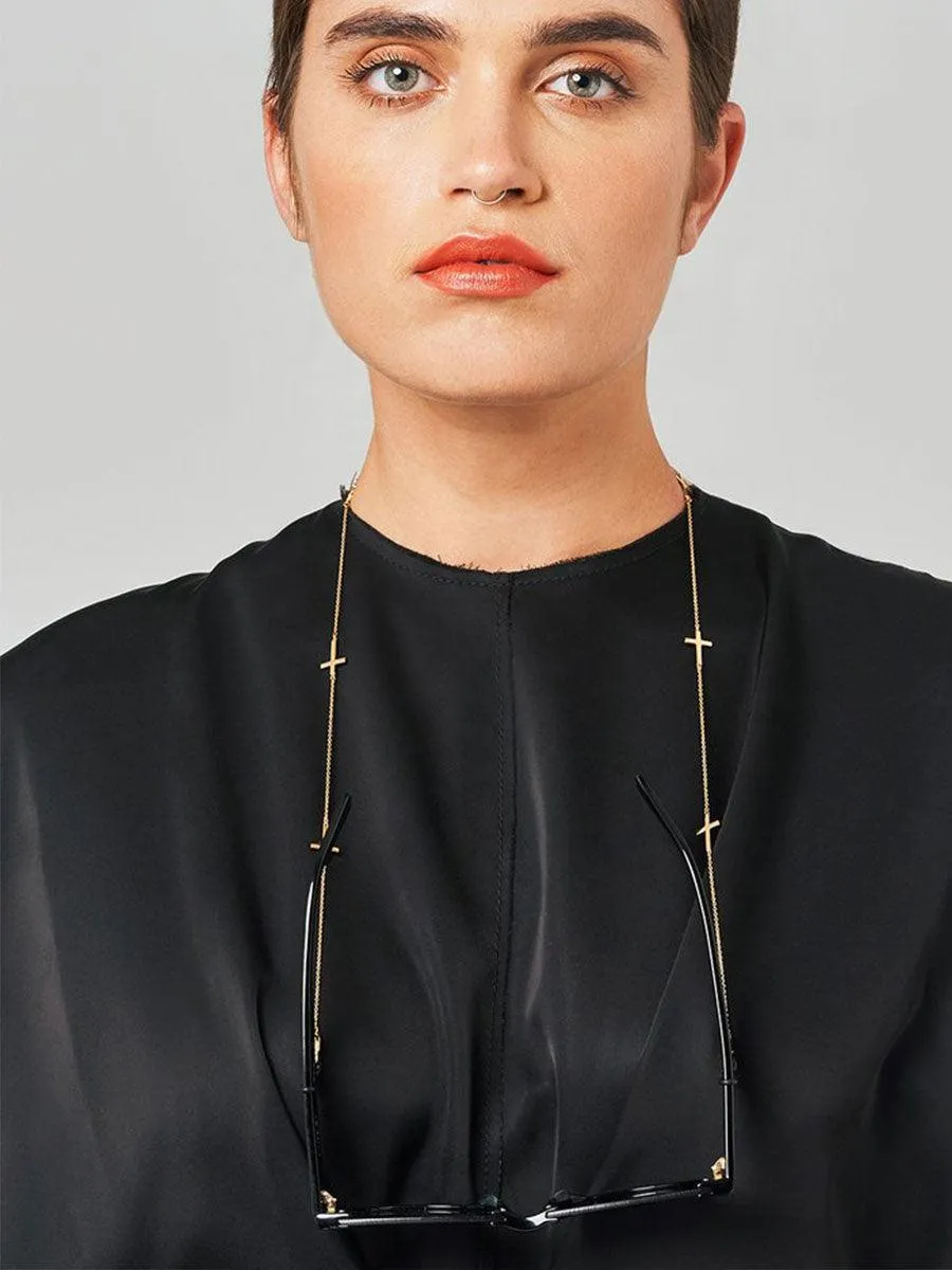 FRAME CHAIN DIVINE glasses chain in Yellow Gold