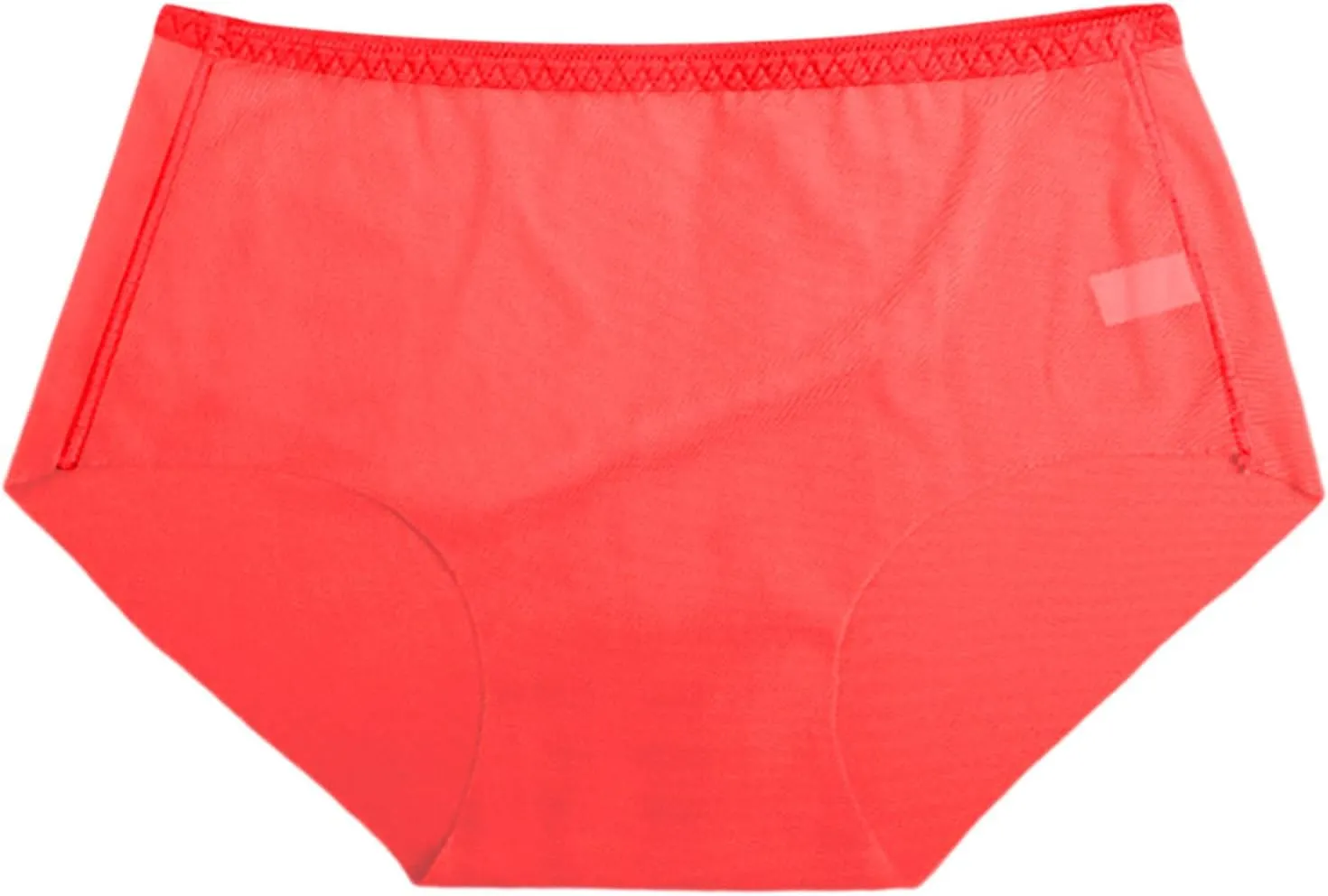 Franterd Sexy Panties for Women Plus Size See Through Mesh Sheer Panties Thongs Sheer Lingerie Mid Waist Underwears Briefs