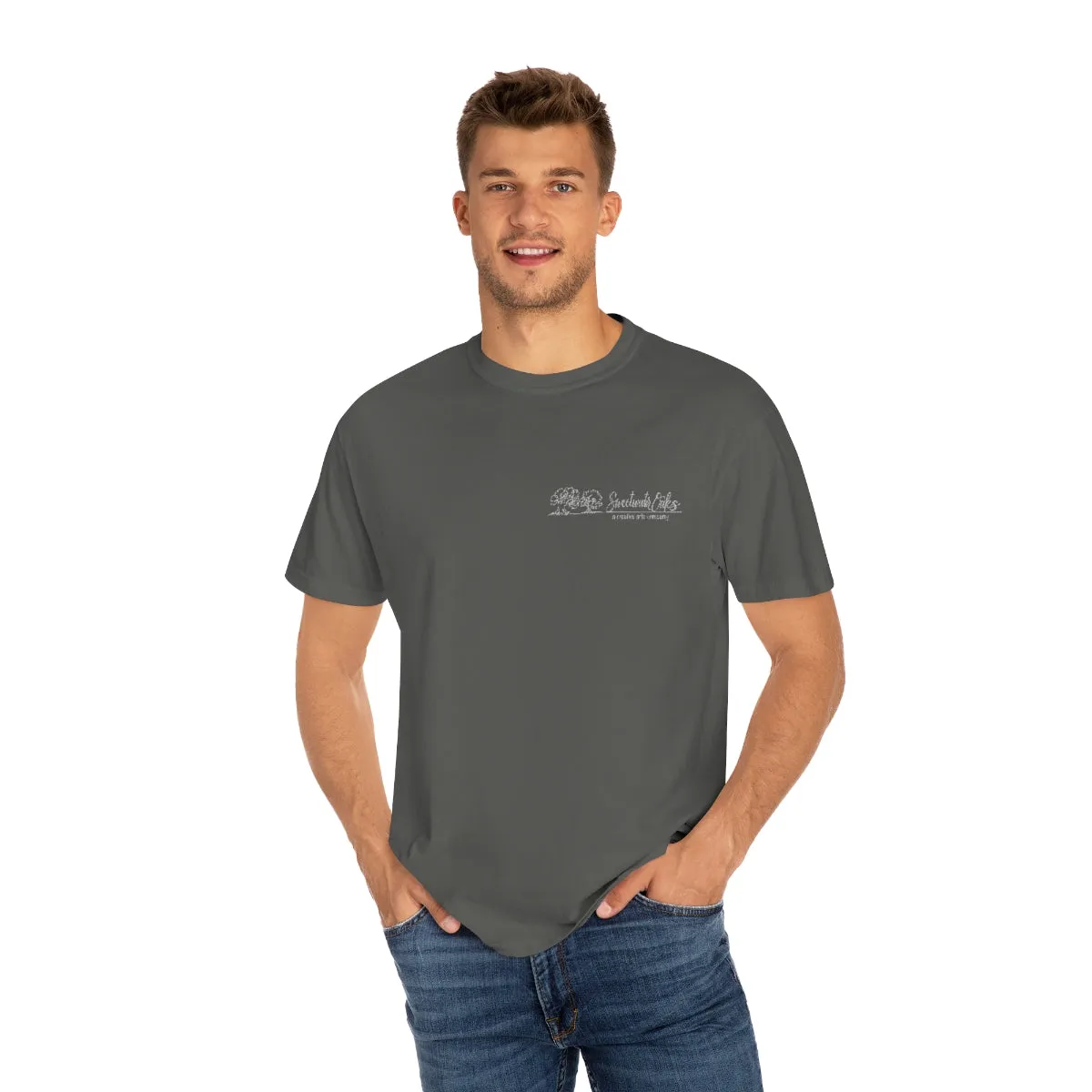 Friday Nights and Stadium Lights Garment-Dyed Tee