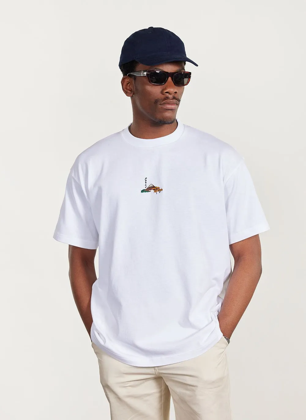 Fuji Oversized T Shirt | Organic Cotton | White