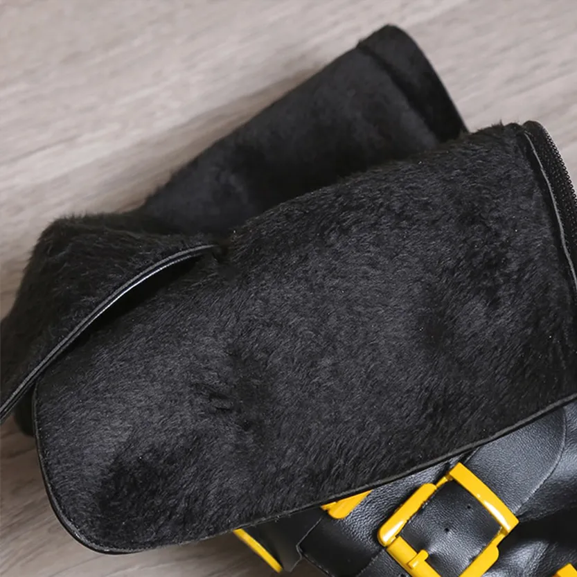 Funki Buys | Boots | Women's Black Yellow Smiley Face Boots