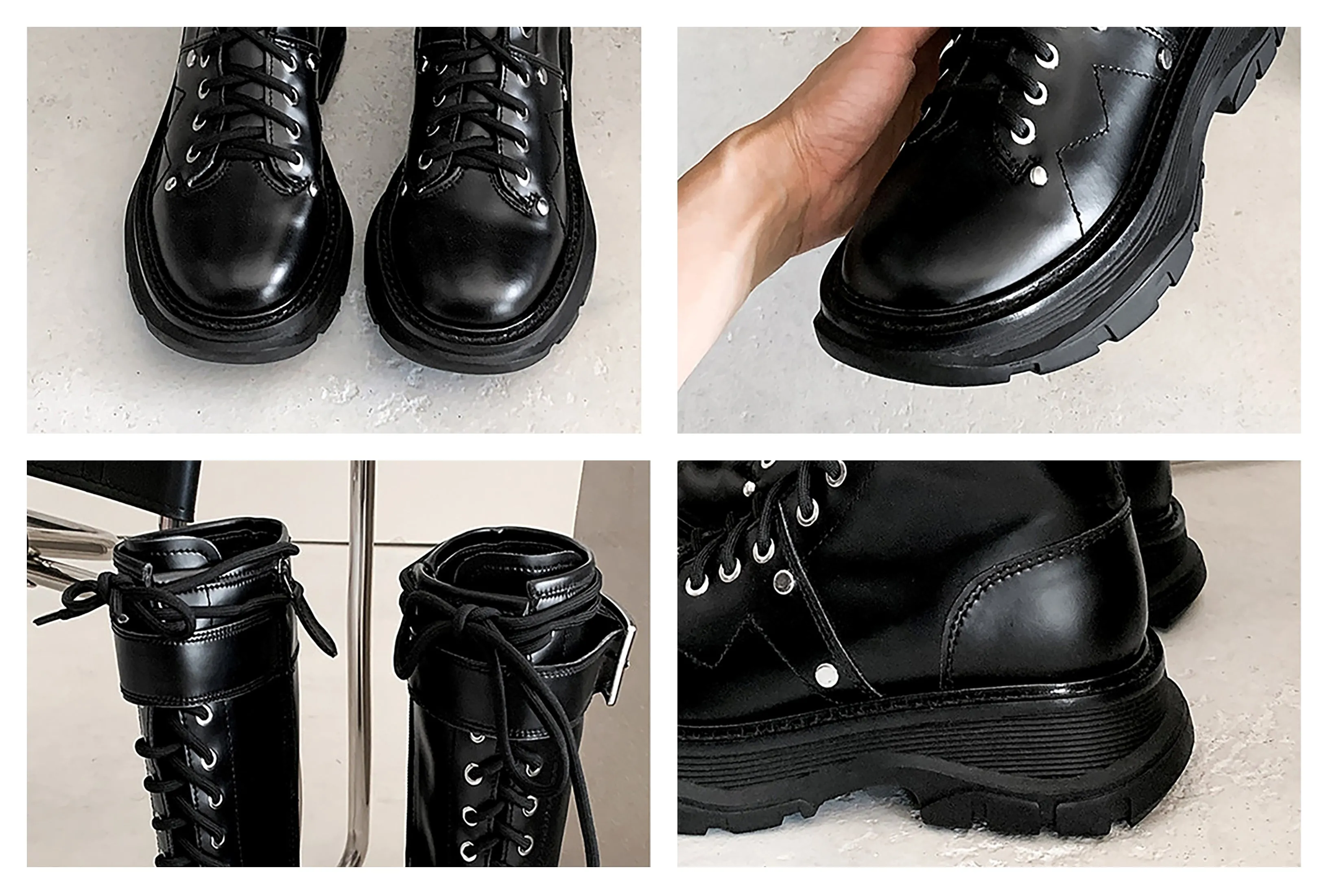 Funki Buys | Boots | Women's White Knee High Lace Up Boots