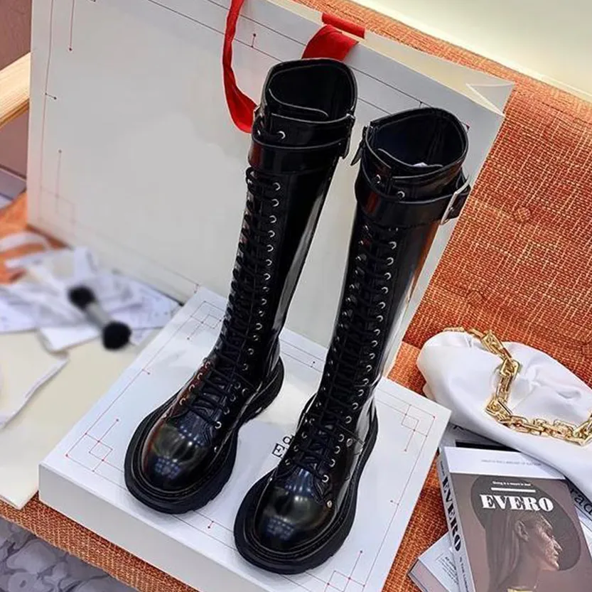 Funki Buys | Boots | Women's White Knee High Lace Up Boots