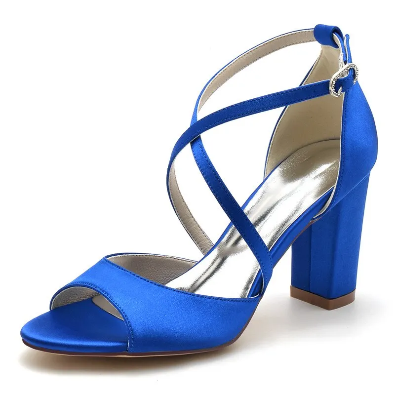 Funki Buys | Shoes | Women's Open Toe Cross Strap Wedding Sandals