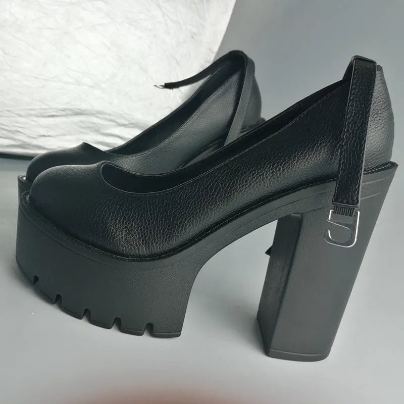 Funki Buys | Shoes | Women's Sexy High Chunky Heel Platforms