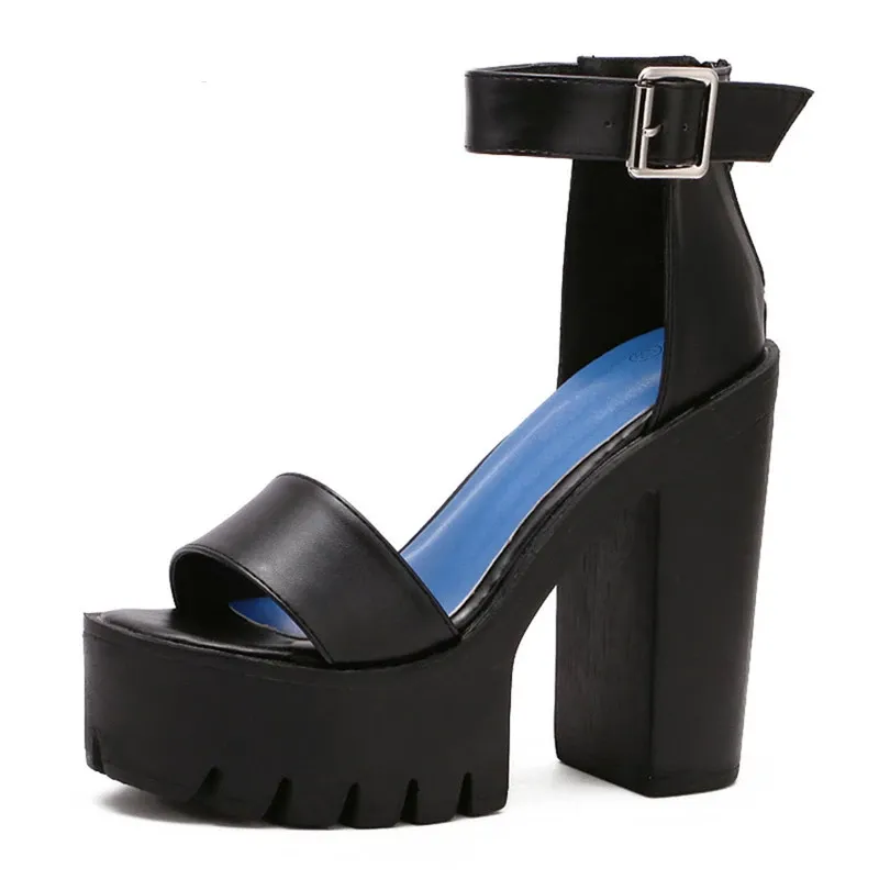 Funki Buys | Shoes | Women's Sexy High Chunky Heel Platforms