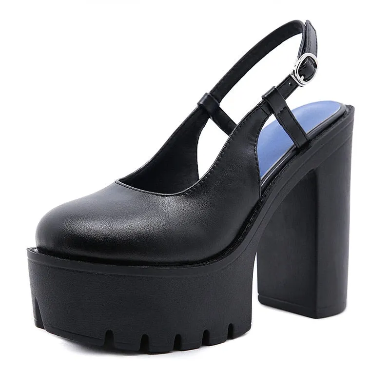 Funki Buys | Shoes | Women's Sexy High Chunky Heel Platforms