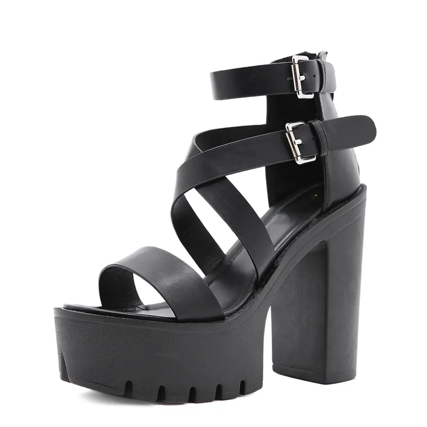 Funki Buys | Shoes | Women's Sexy High Chunky Heel Platforms