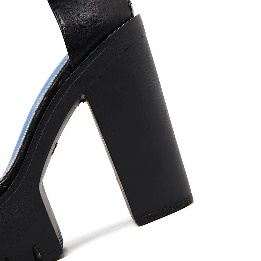 Funki Buys | Shoes | Women's Sexy High Chunky Heel Platforms