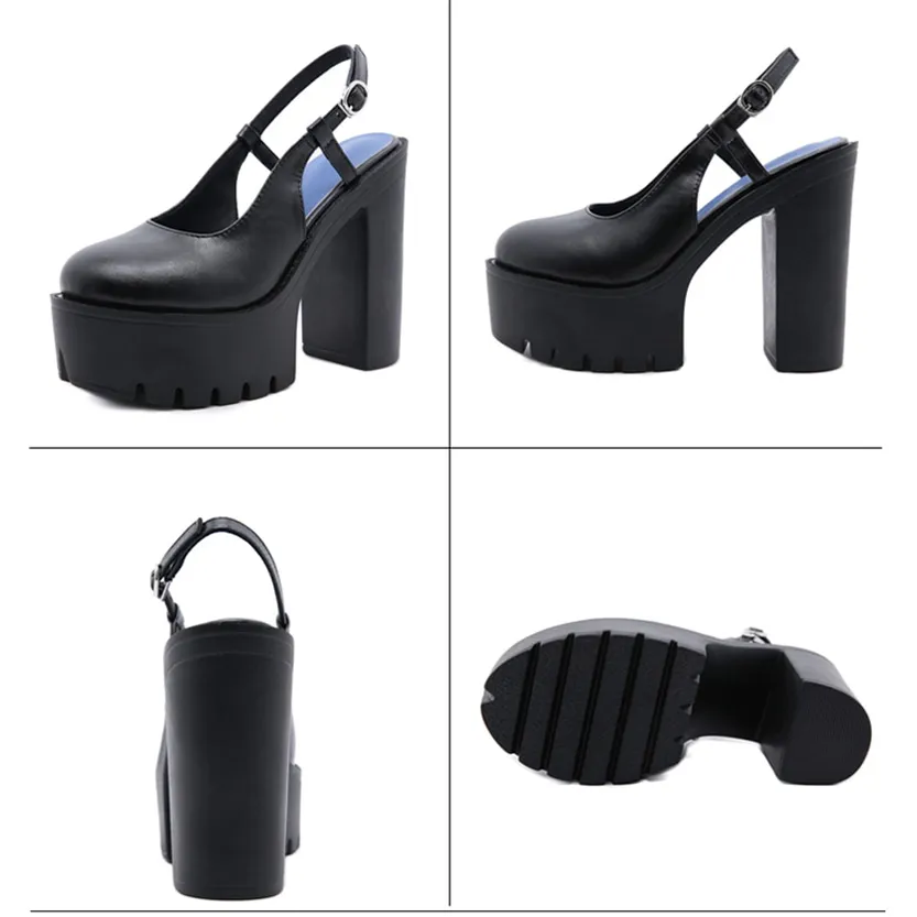 Funki Buys | Shoes | Women's Sexy High Chunky Heel Platforms