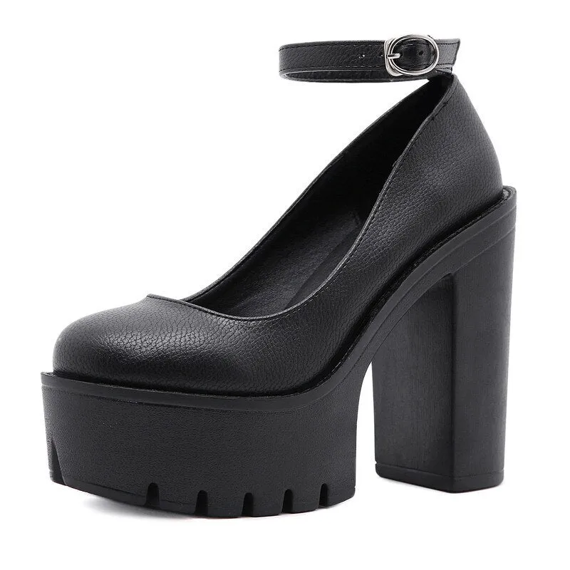 Funki Buys | Shoes | Women's Sexy High Chunky Heel Platforms