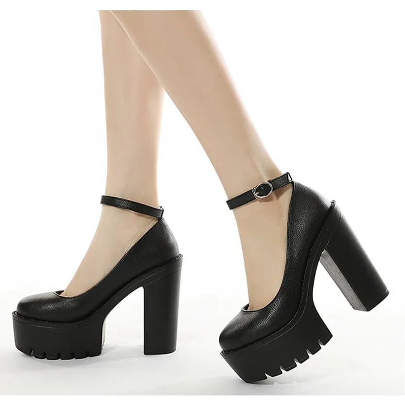 Funki Buys | Shoes | Women's Sexy High Chunky Heel Platforms