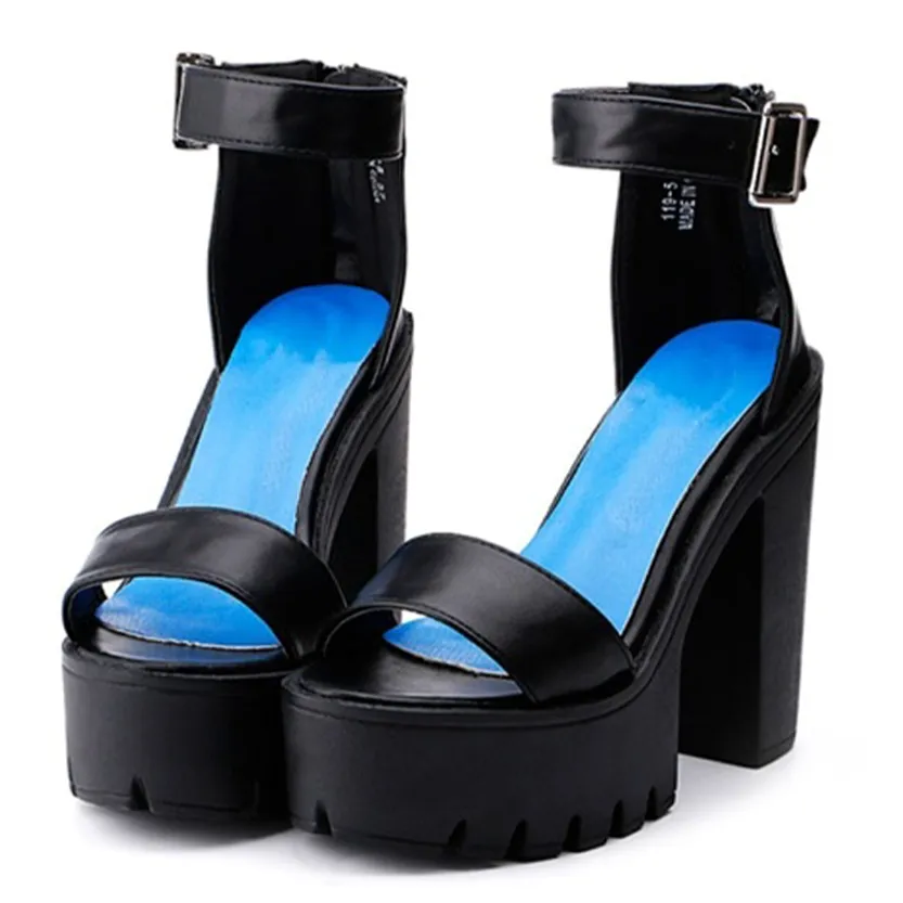 Funki Buys | Shoes | Women's Sexy High Chunky Heel Platforms