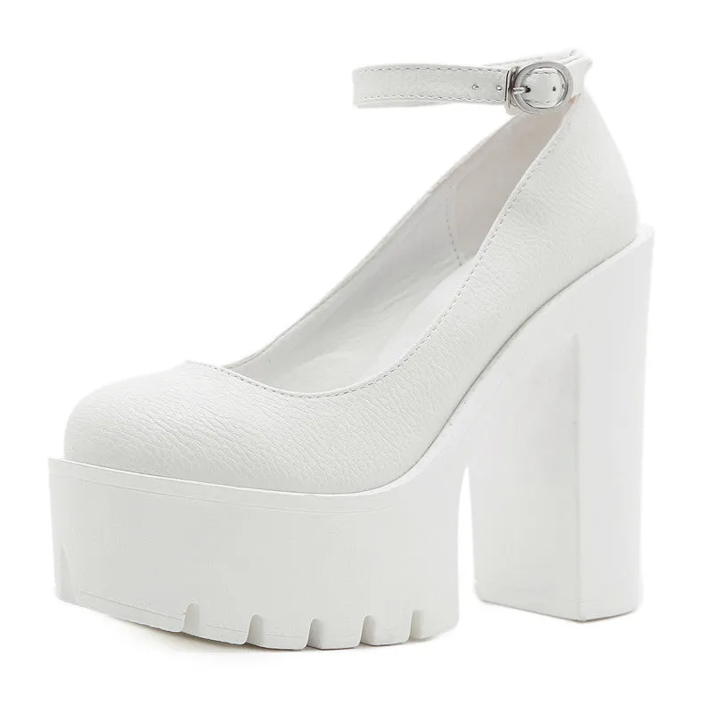 Funki Buys | Shoes | Women's Sexy High Chunky Heel Platforms