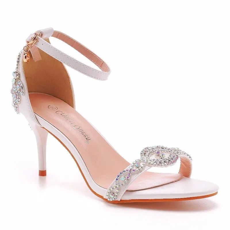 Funki Buys | Shoes | Women's Sweet Low Heel Beaded Sandals