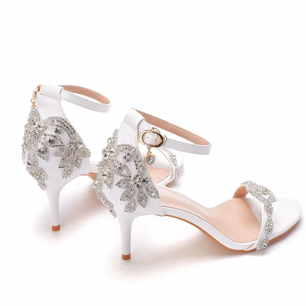 Funki Buys | Shoes | Women's Sweet Low Heel Beaded Sandals