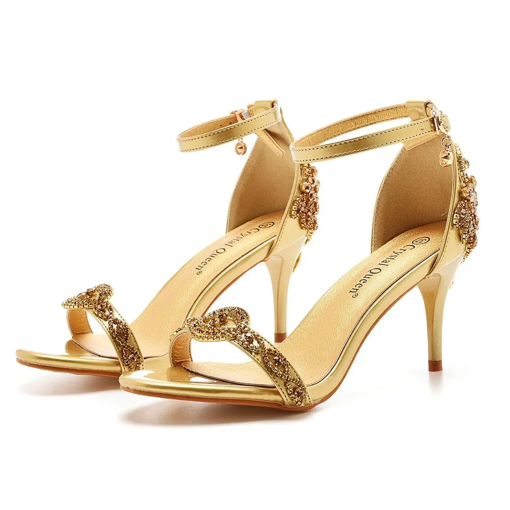 Funki Buys | Shoes | Women's Sweet Low Heel Beaded Sandals
