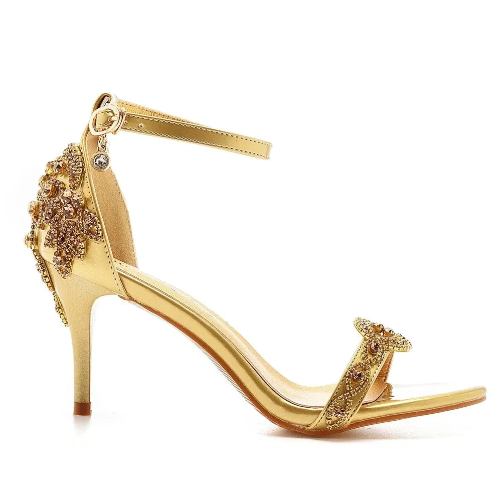 Funki Buys | Shoes | Women's Sweet Low Heel Beaded Sandals