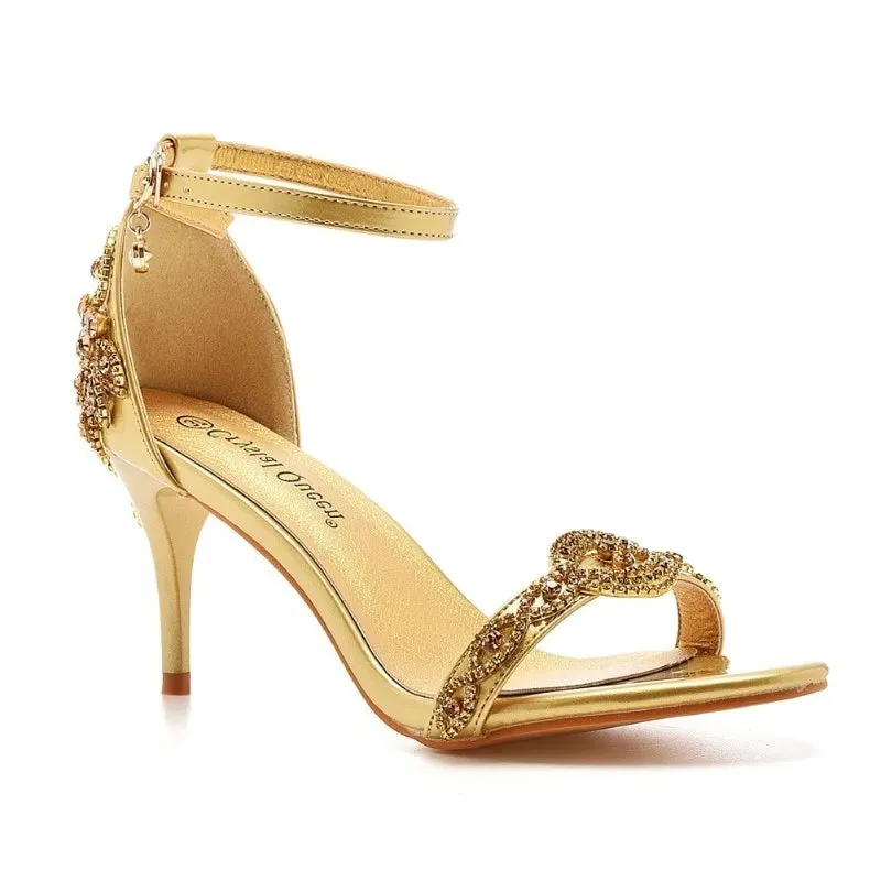 Funki Buys | Shoes | Women's Sweet Low Heel Beaded Sandals
