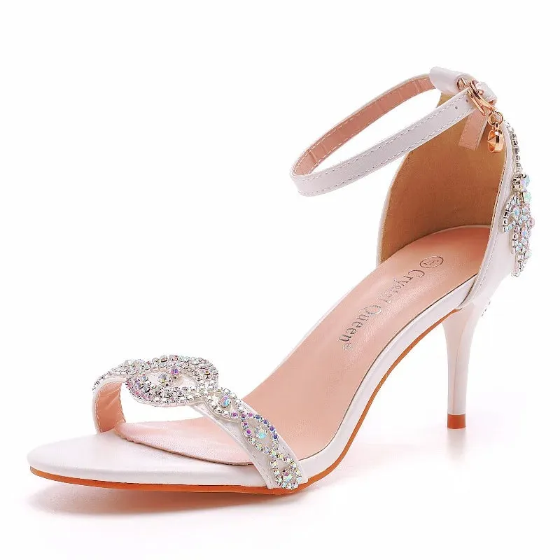 Funki Buys | Shoes | Women's Sweet Low Heel Beaded Sandals