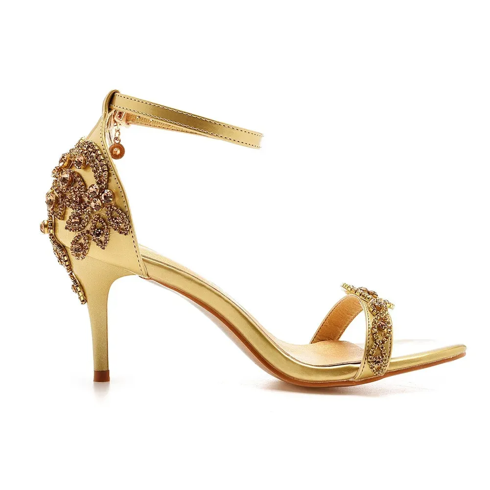 Funki Buys | Shoes | Women's Sweet Low Heel Beaded Sandals