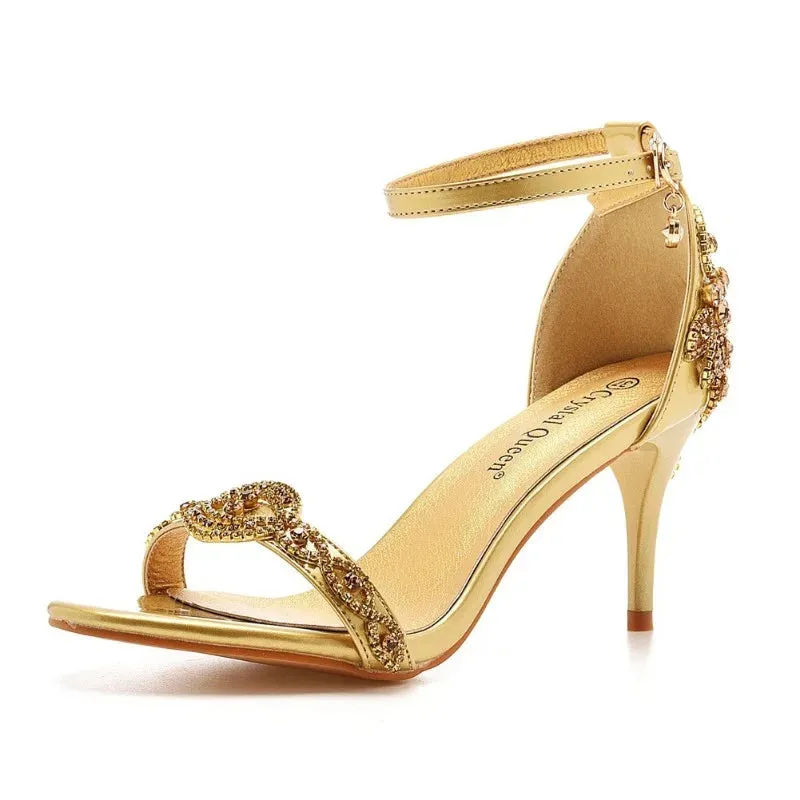 Funki Buys | Shoes | Women's Sweet Low Heel Beaded Sandals