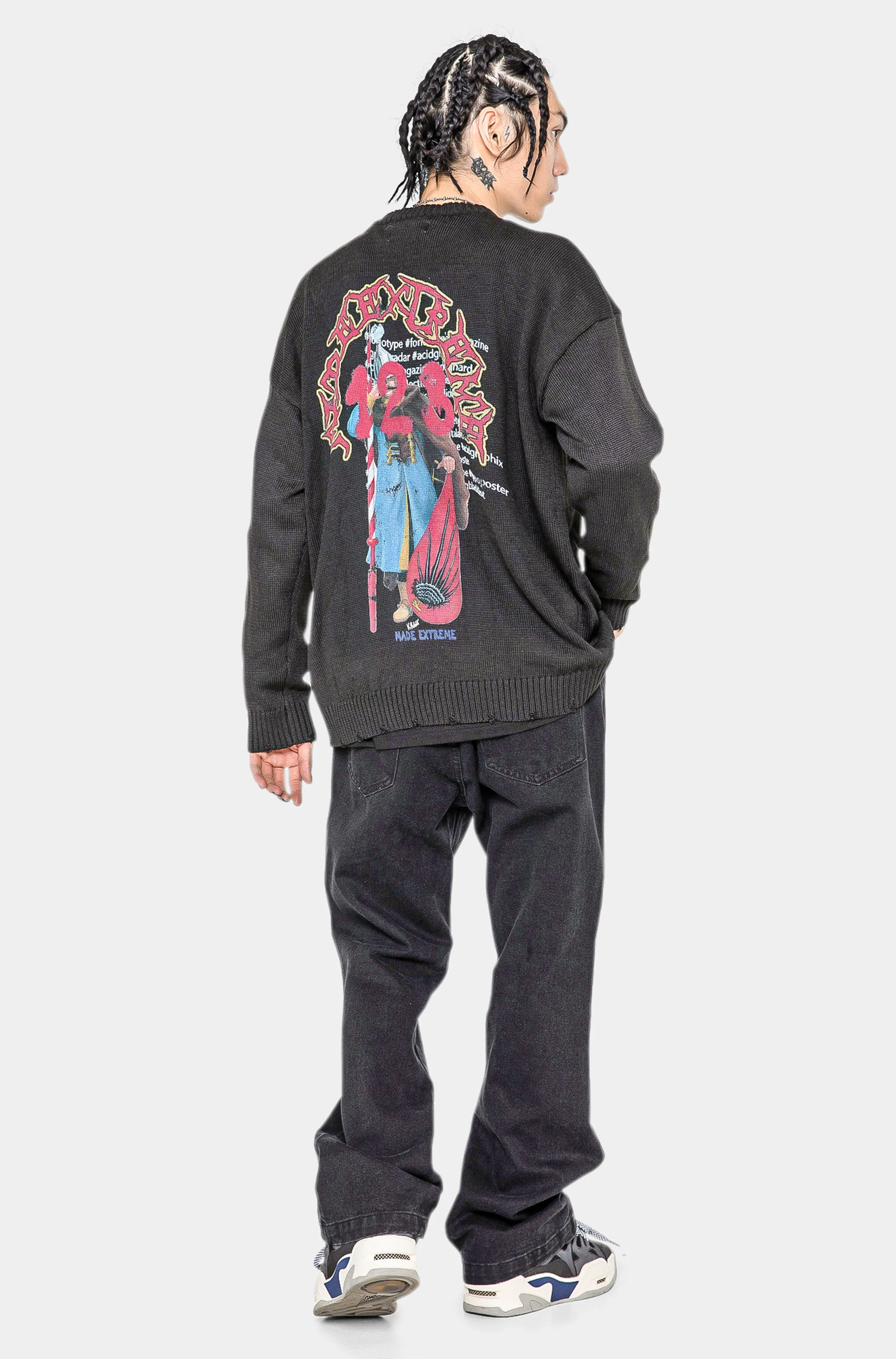 FW21 Tagged Graphic Knit Sweater
