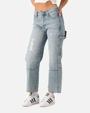 G-Star Women's Bowey 3D Carpenter Loose Jeans Sun Faded Fogbo