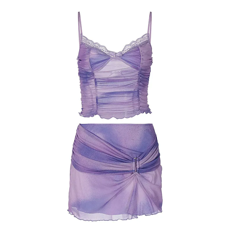 Galaxy Skirt Set