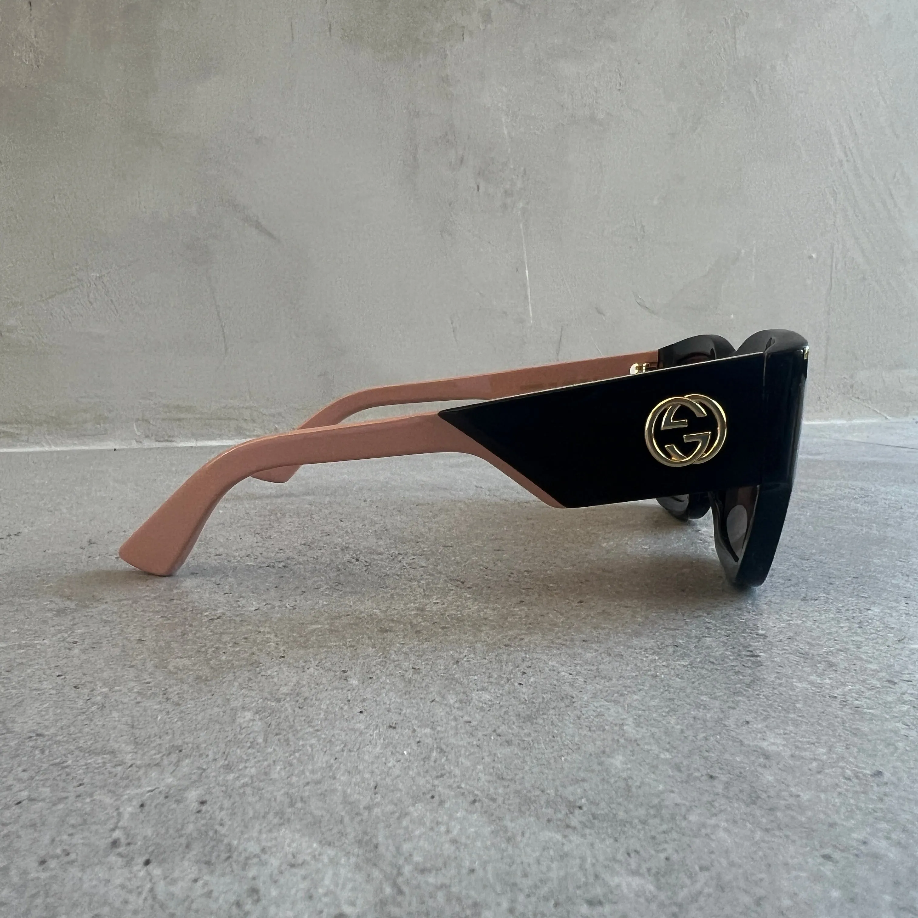 GG1663S Square Acetate Sunglasses, Black(G)