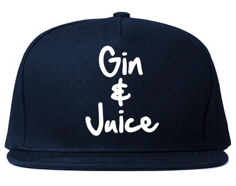 Gin and Juice Snapback Hat Cap