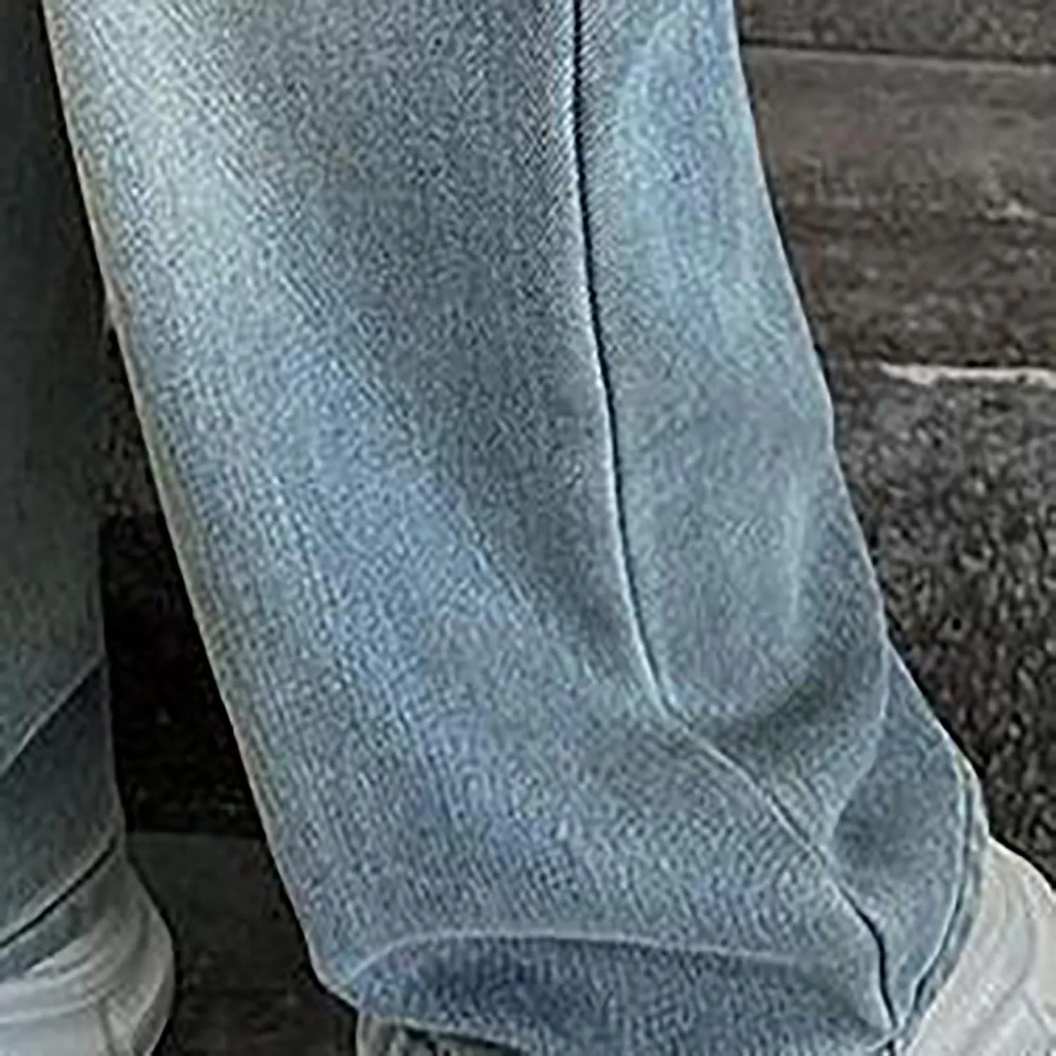 Girls Baggy Jeans Distressed Straight Leg Boyfriend Jeans Teen Girls High Elastic Waist Wide Leg Jeans Kids Denim Pants