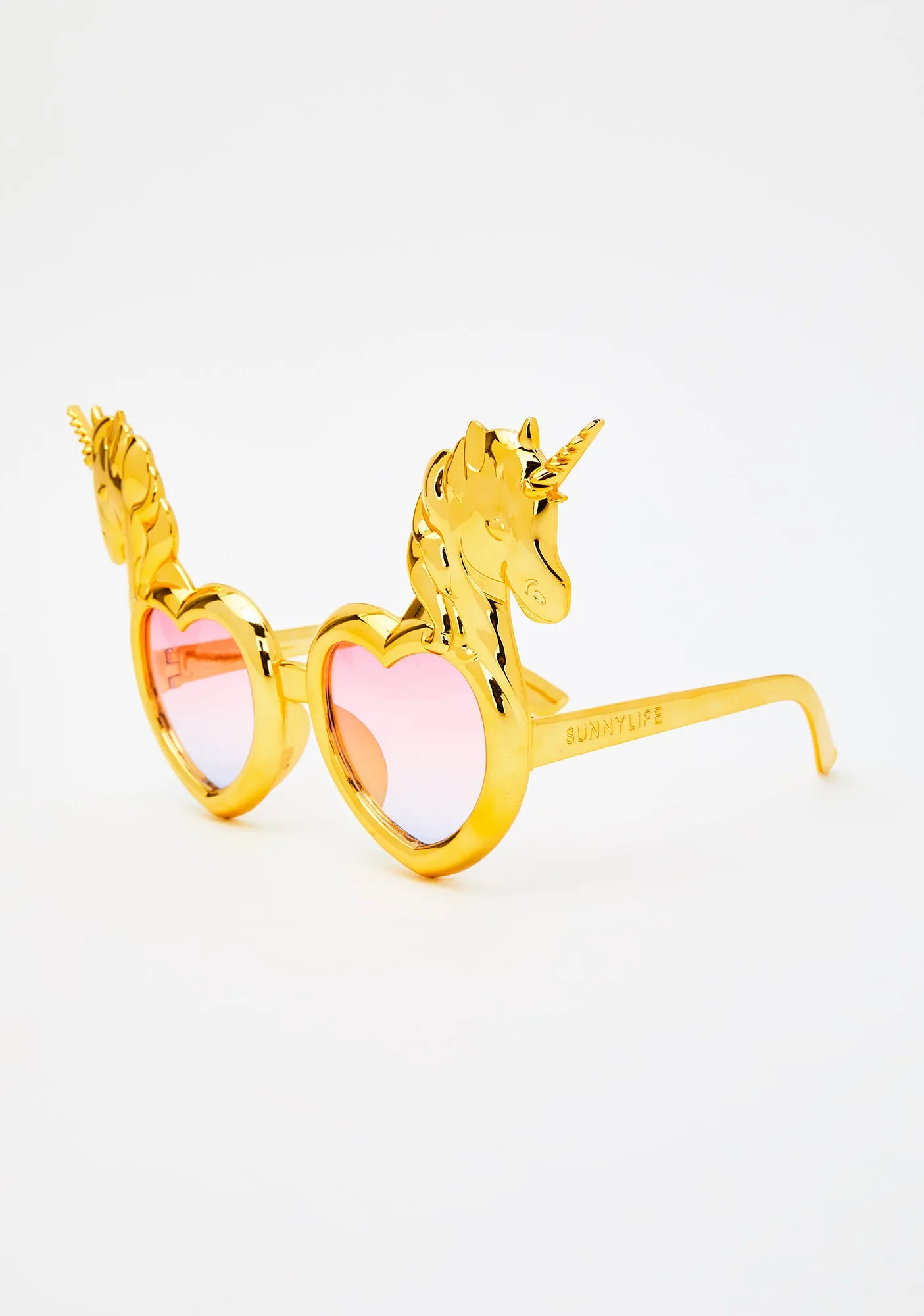 Gold Unicorn Sunglasses