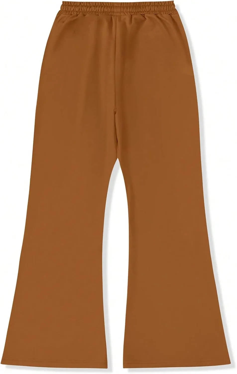 GORGLITTER Men's Graphic Stacked Sweatpants Y2K Drawstring Wide Leg Pants Casual Baggy Pants with Pockets