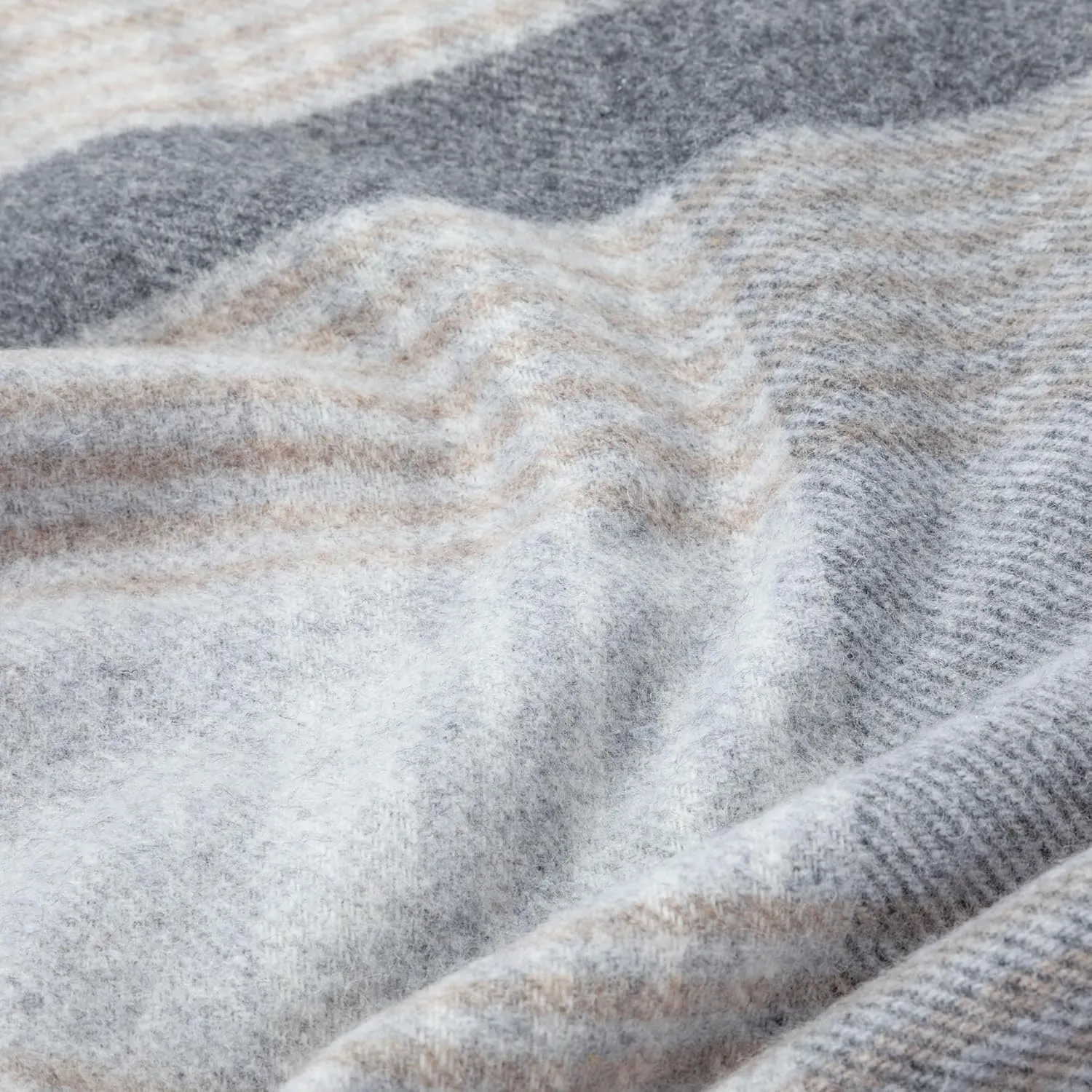 GreaterGood Ukrainian Merino Wool and Cashmere Plaid Scarf Fair Trade Luxuriously Soft Unisex Winter Handcrafted Artisan Gift