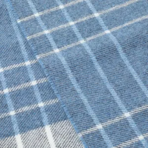 GreaterGood Ukrainian Merino Wool and Cashmere Plaid Scarf Fair Trade Luxuriously Soft Unisex Winter Handcrafted Artisan Gift