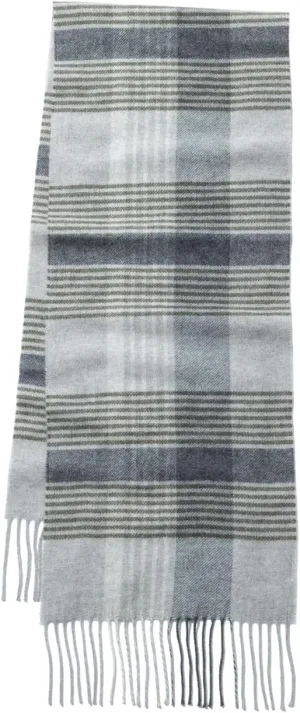GreaterGood Ukrainian Merino Wool and Cashmere Plaid Scarf Fair Trade Luxuriously Soft Unisex Winter Handcrafted Artisan Gift