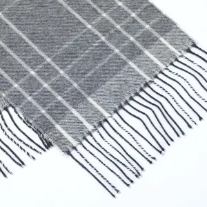 GreaterGood Ukrainian Merino Wool and Cashmere Plaid Scarf Fair Trade Luxuriously Soft Unisex Winter Handcrafted Artisan Gift