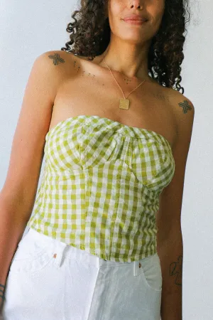 Green Gingham Leilani Tube