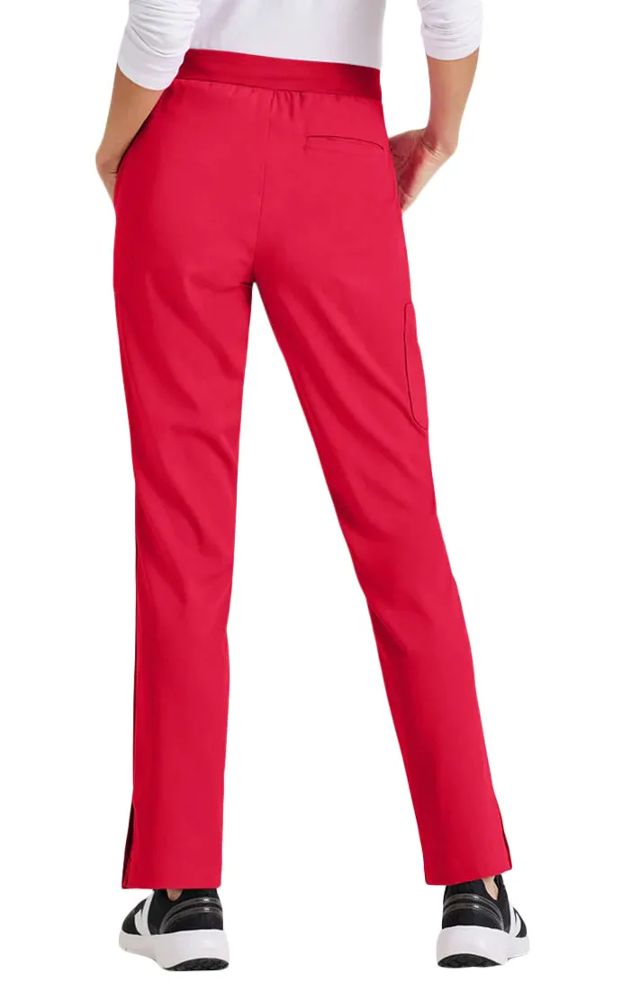 Grey's Anatomy™ Stretch by Barco Serena 7-Pocket Mid-Rise Tappered Leg Scrub Pant-Petite