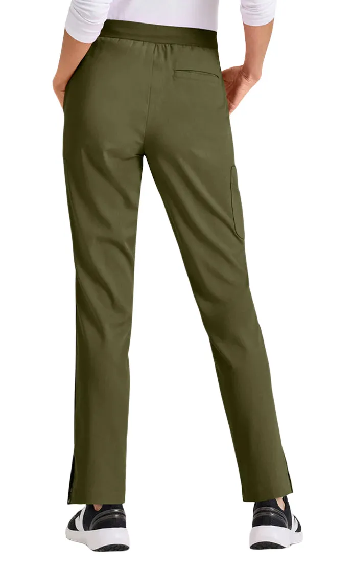 Grey's Anatomy™ Stretch by Barco Serena 7-Pocket Mid-Rise Tappered Leg Scrub Pant-Petite