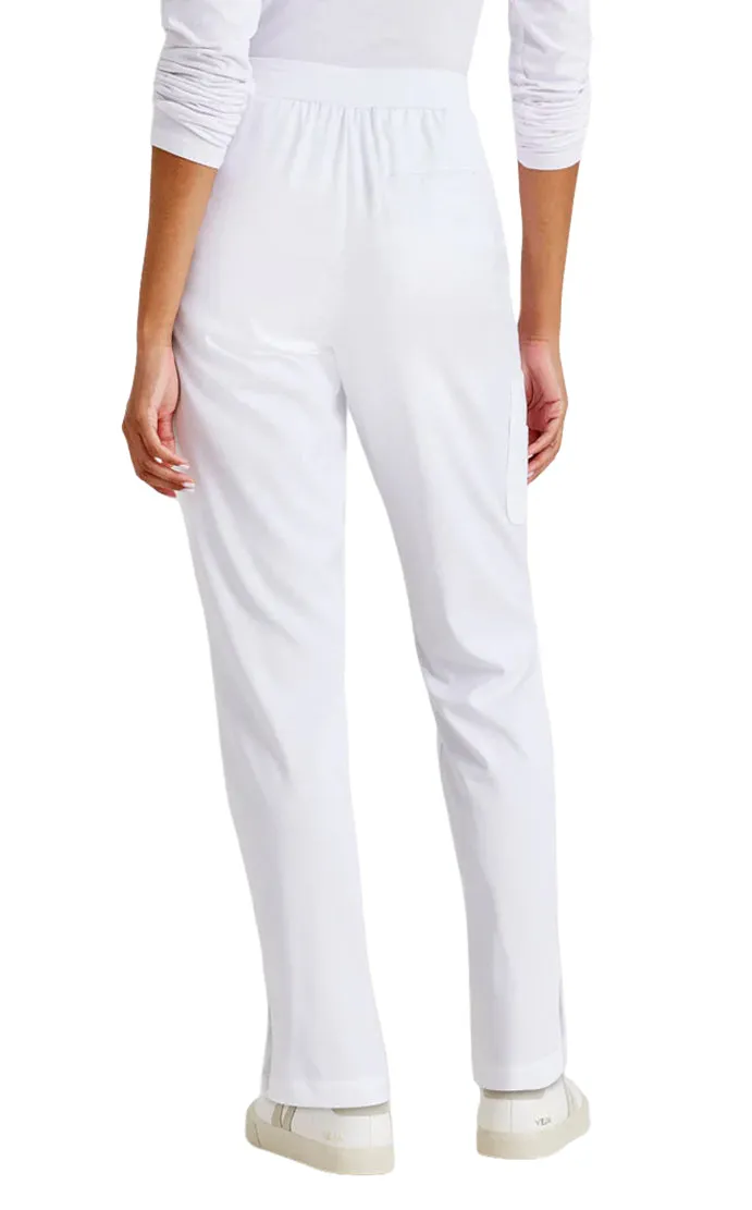Grey's Anatomy™ Stretch by Barco Serena 7-Pocket Mid-Rise Tappered Leg Scrub Pant-Petite