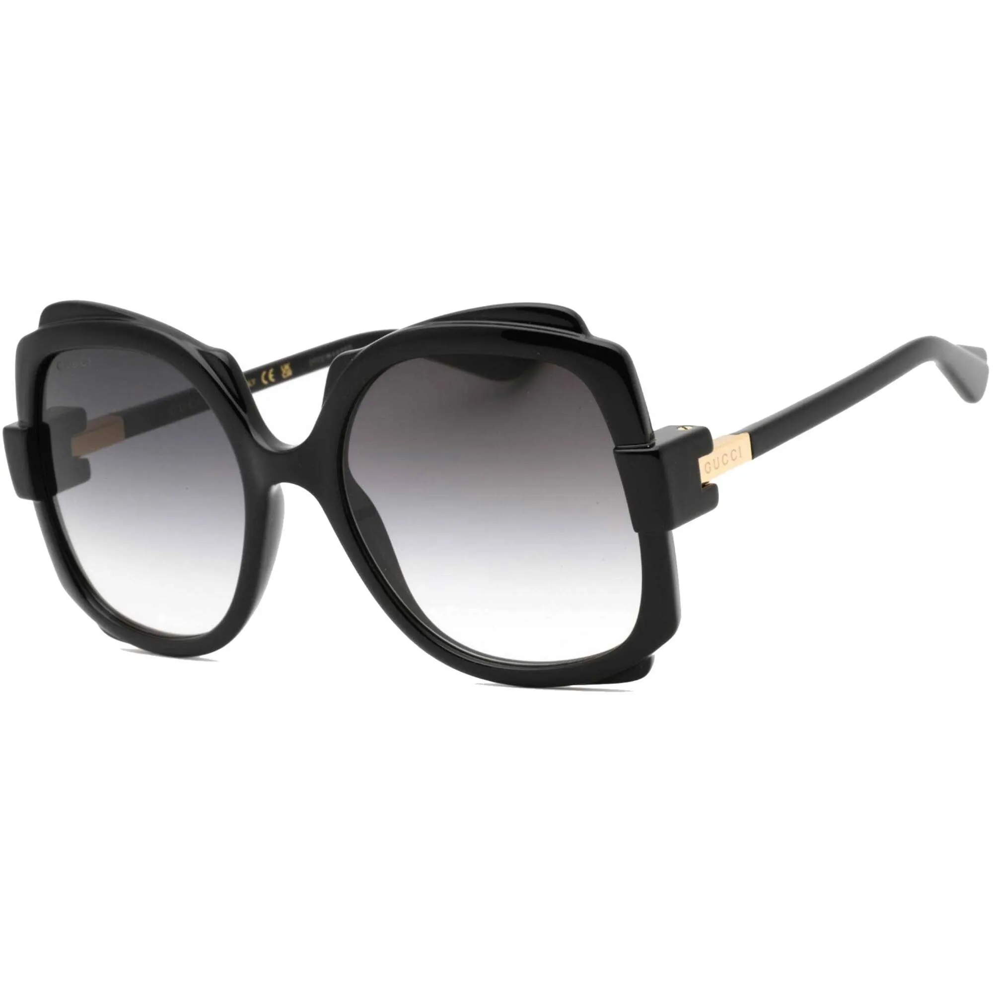 Gucci Women's Sunglasses - Black Oversized Full Rim Plastic Frame | GG1431S 001