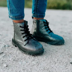 Gunmetal Combat Boots