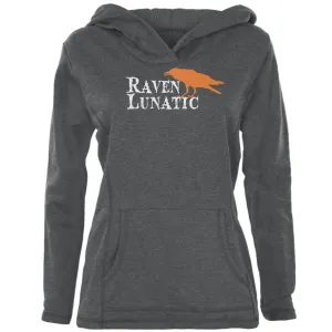 Halloween Raven Lunatic Womens Pullover Hoodie
