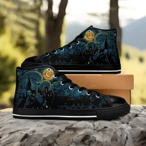 Harry Potter Hogwarts Starry Night Shoes High Top Sneakers for Kids and Adults
