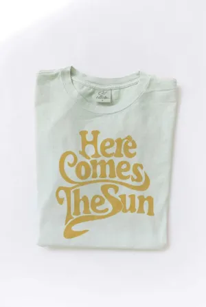 Here Comes the Sun Mineral Washed Graphic Tee